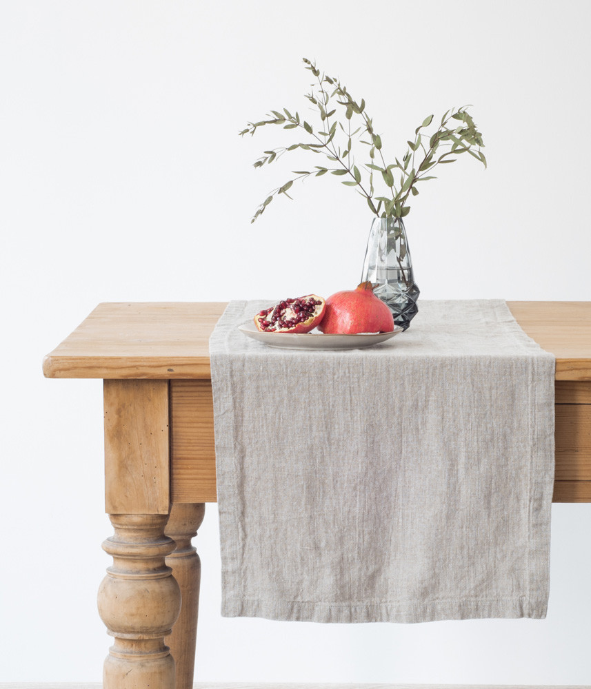 Natural Table Runner In